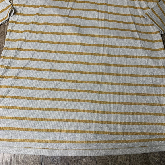 Anthropologie Vanessa & Virginia Tunic Top Womens Size Medium Gray‎ Striped - Picture 5 of 9